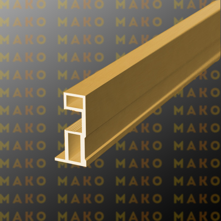 Профиль вертикальный MS163 Латунь (A21)